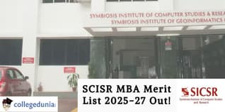 SCISR MBA Merit List 2025-27 Out; Check Direct Link Here!